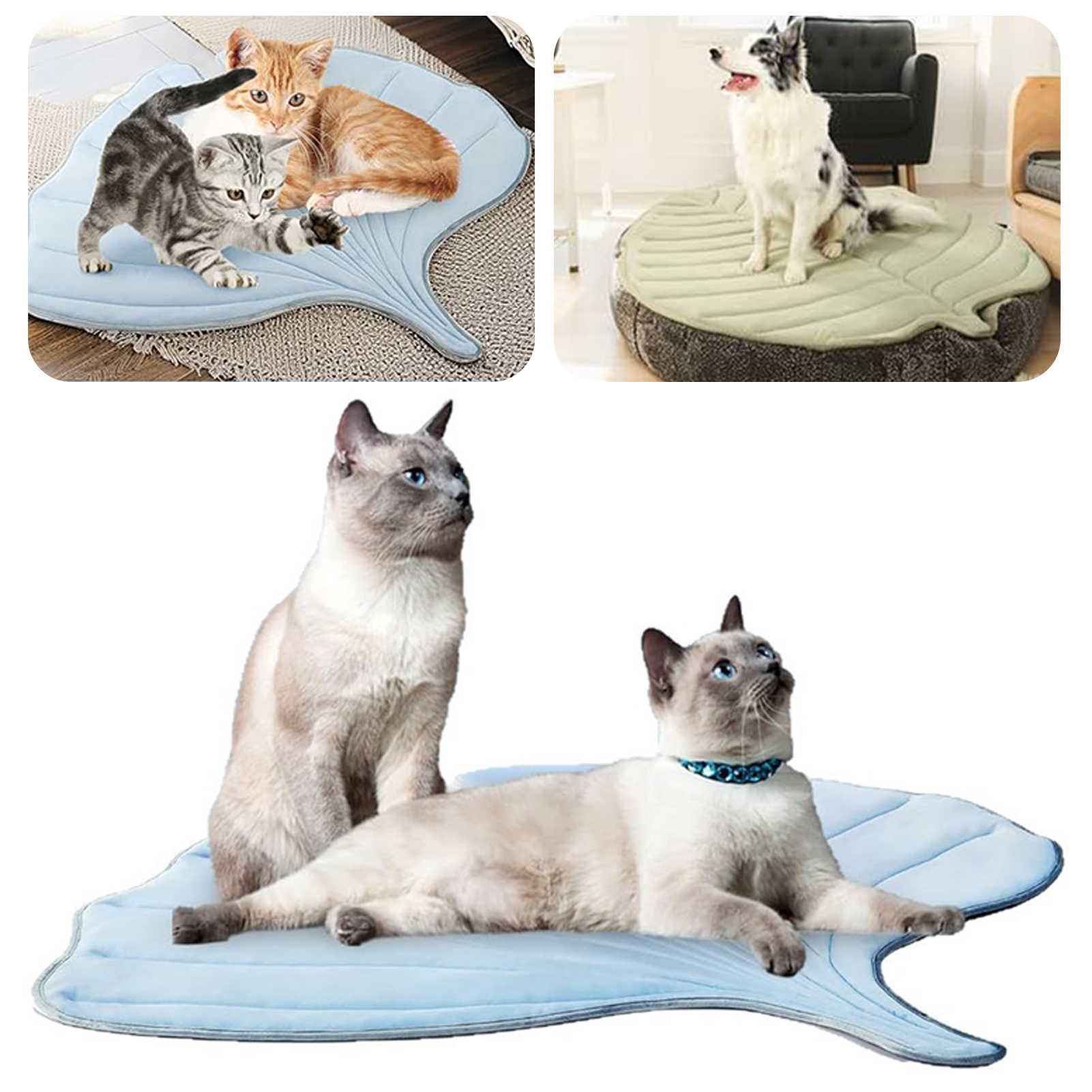 Dog Cooling Mat - Large Washable Cooling Pet Mat Durable