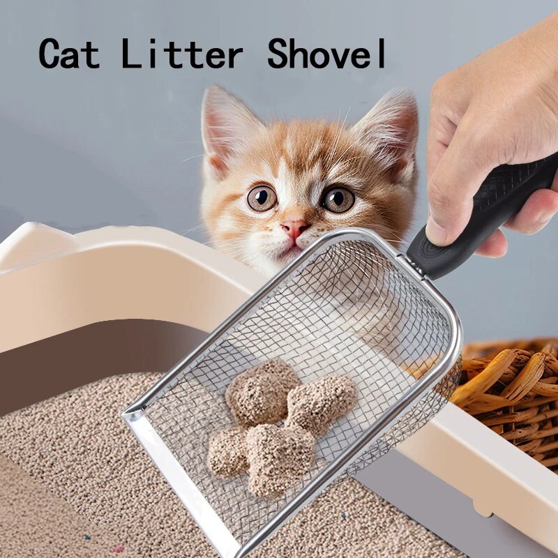 Pet Supplies Application - 2X2mm Fine Pores Cat Sand Shovel