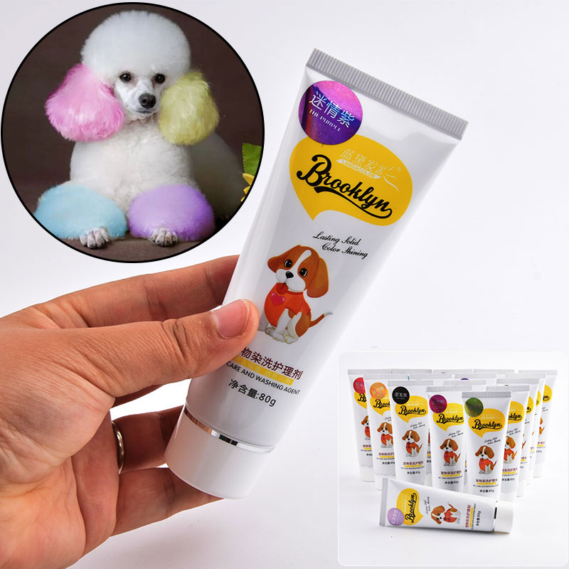 Pet Supplies Store - Pet Dye Cream 80g Semi Permanent