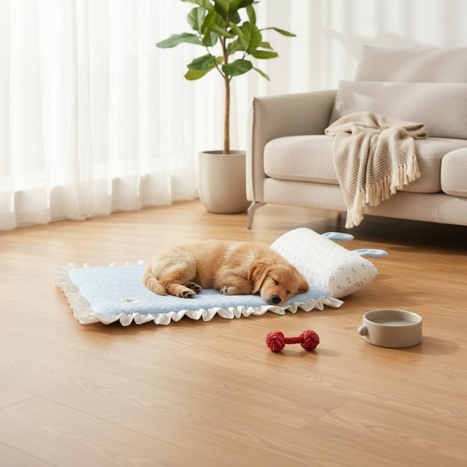 Dog Cooling Mat Cute Ear Pillo - Dog Cooling Mat avis et prix