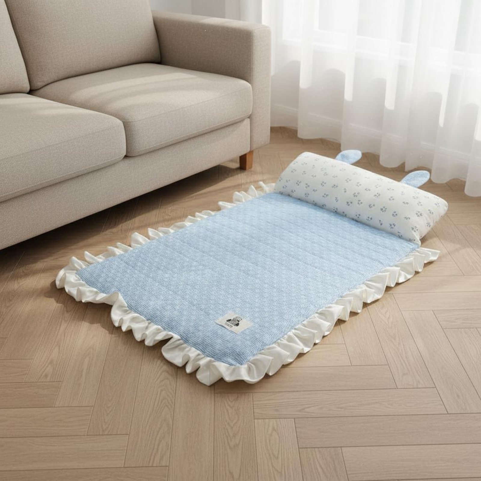 Dog Cooling Mat Cute Ear Pillo - Dog Cooling Mat avis et prix