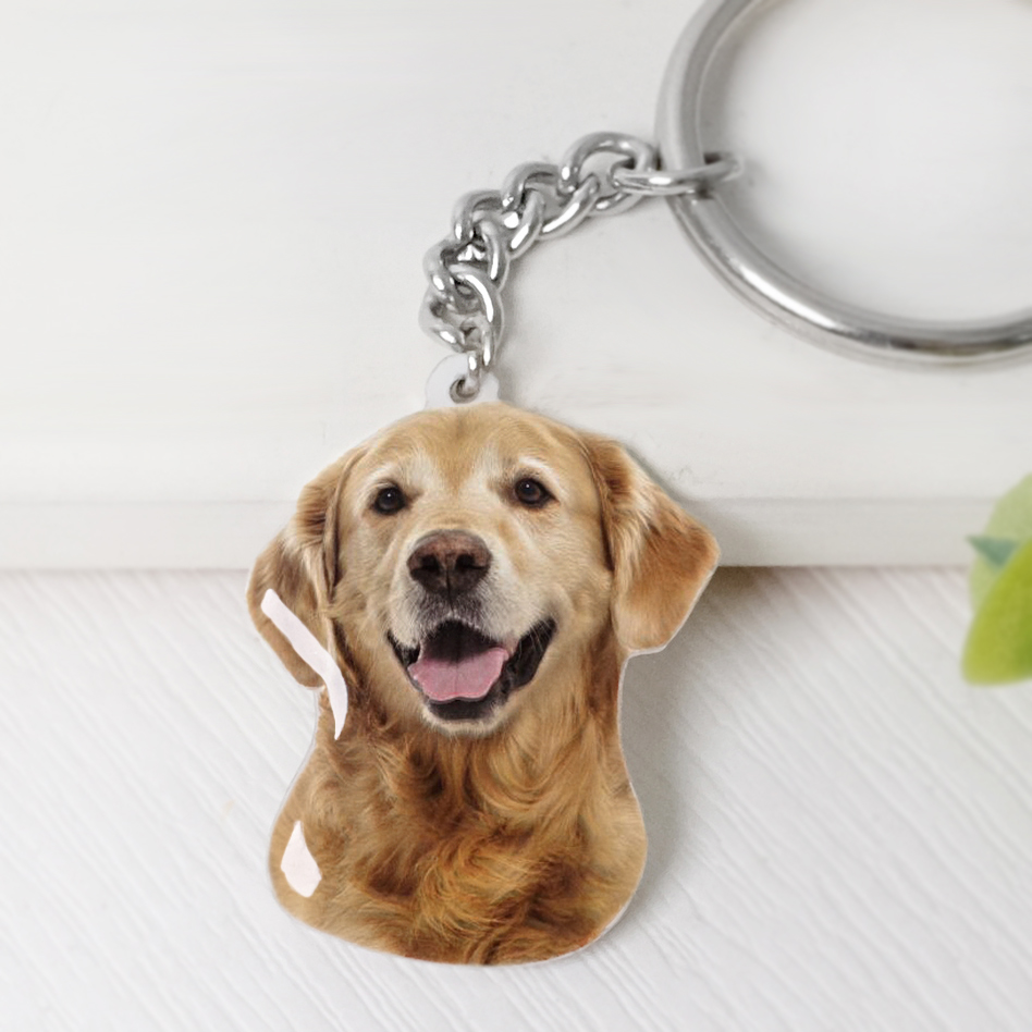 Custom Pet Photo Keychain Pers - Pet Supplies Store avis et prix