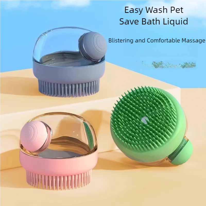 Pet Bathing Brush Soft Silicon - Pet Supplies Store avis et prix