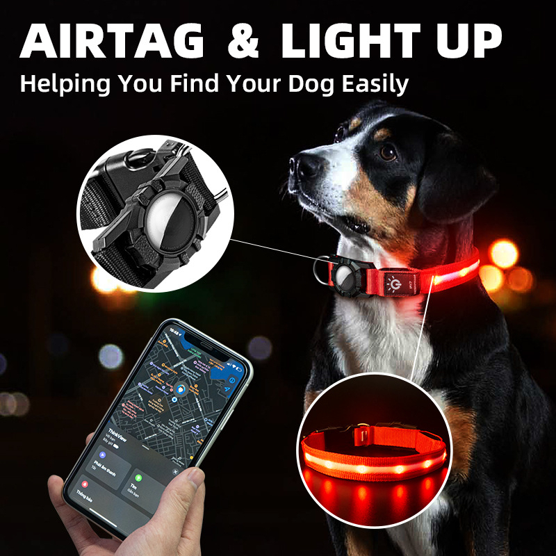 New Pet Collars WaterProof Led - Pet Gps Tracker Collar avis et prix