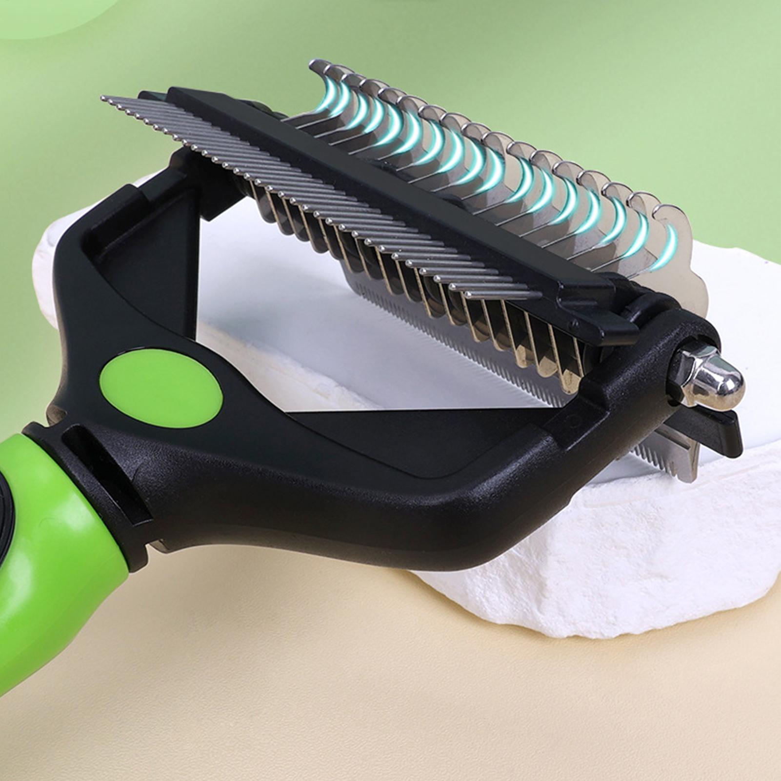 Dog Shedding Brush Double-side - Pet Supplies Vet avis et prix