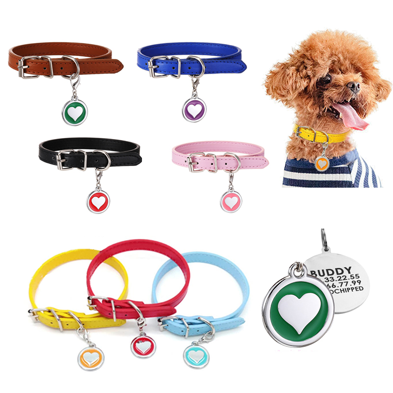 Pet Cat Dog Leather Collar Sta - Pet Supplies Login avis et prix