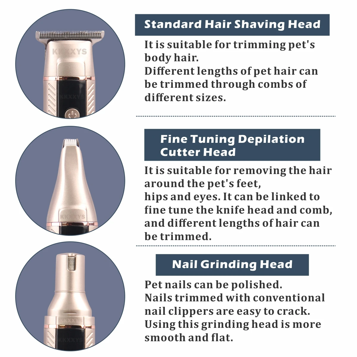 Pet Hair Trimmer 3in1 Professi - Pet Supplies For Less avis et prix