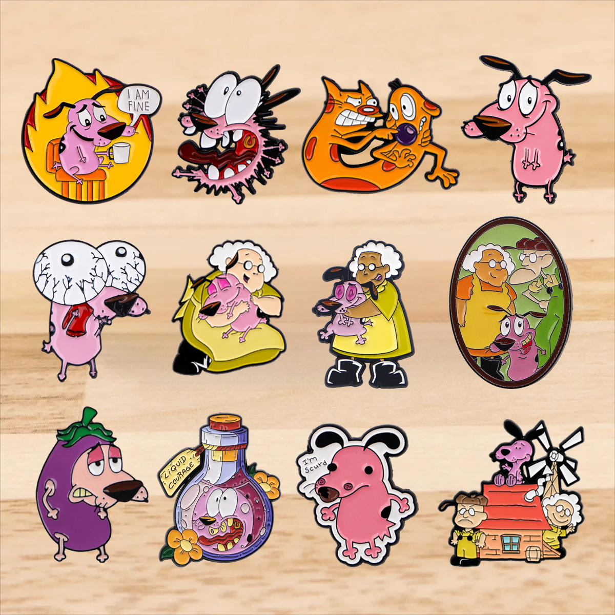 Cartoon Figure Enamel Pins Pin - Pet Supplies Store avis et prix