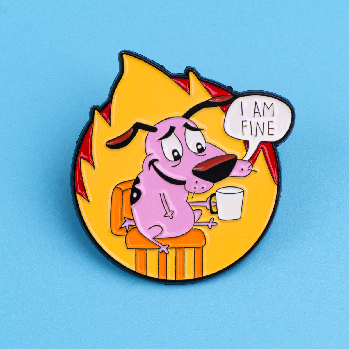 Cartoon Figure Enamel Pins Pin - Pet Supplies Store avis et prix