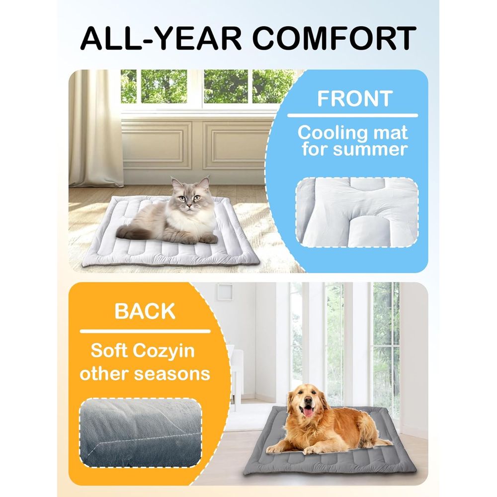 Dog Cooling Mat, Reversible Se - Dog Cooling Mat avis et prix
