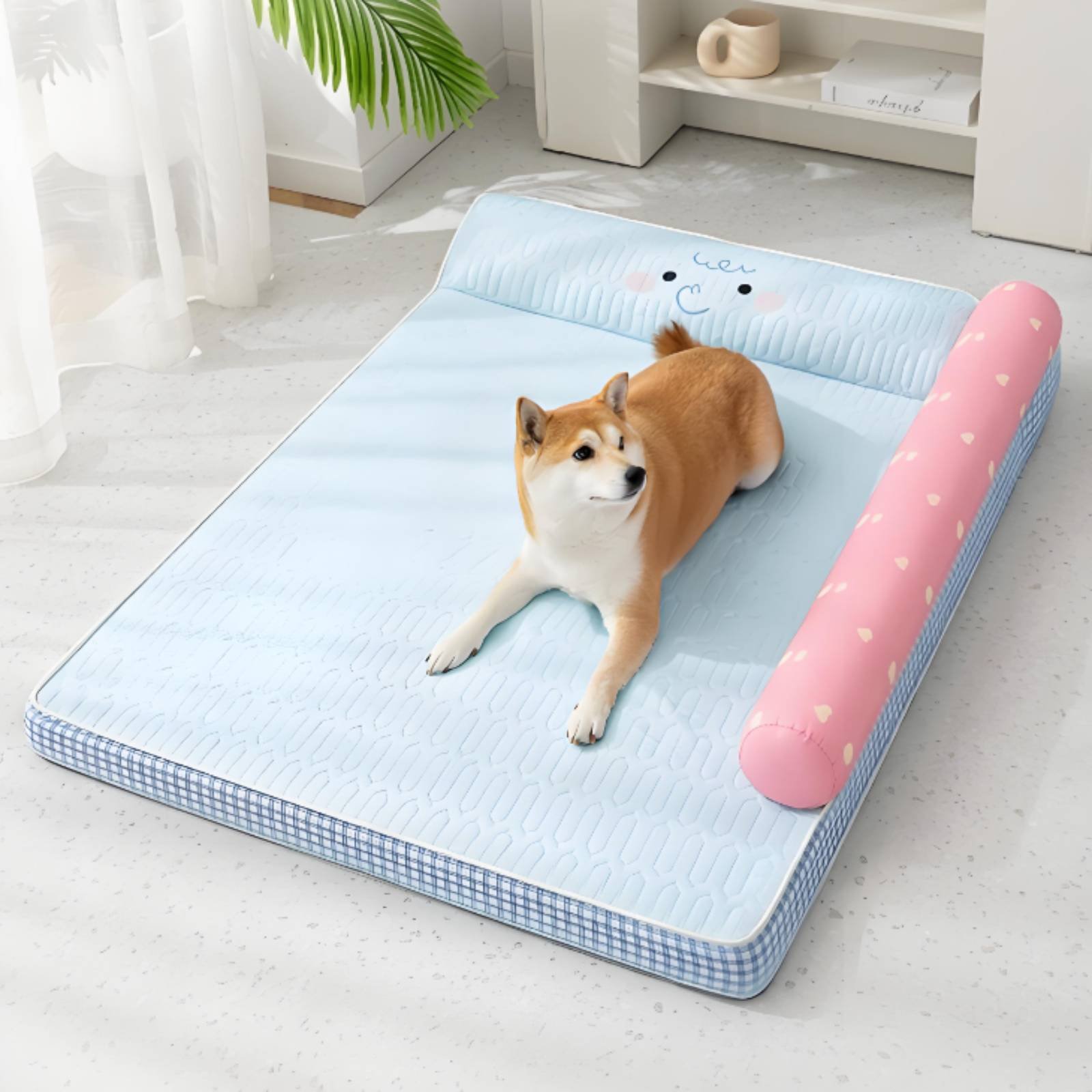 Ice Silk Pet Mat Easy to Clean - Dog Cooling Mat avis et prix