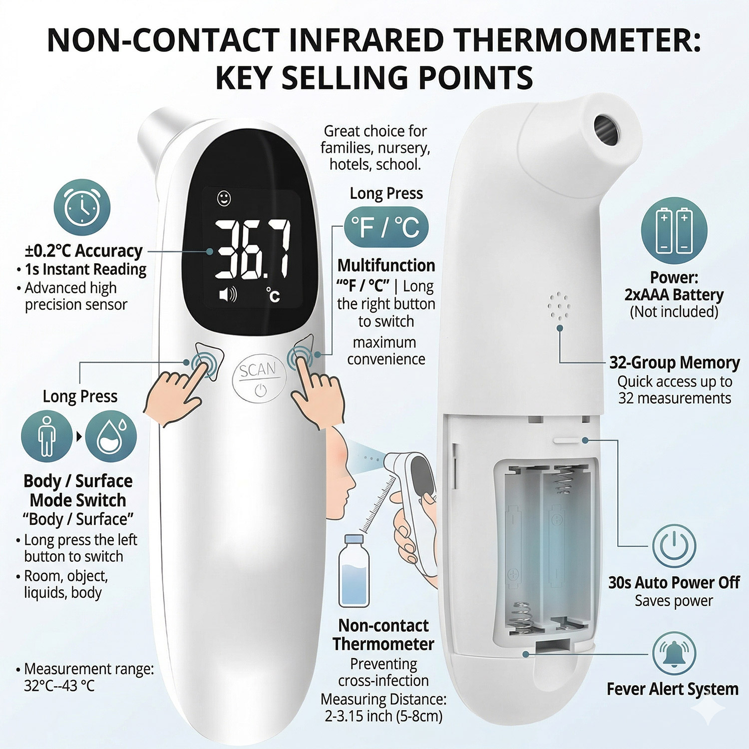 Pet Ear Digital Thermometer No - Pet Supplies Store avis et prix