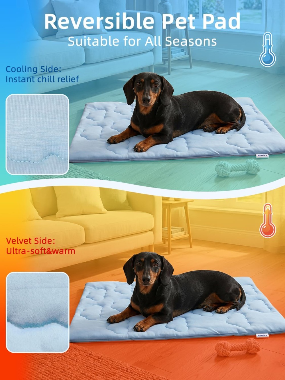 Dual-Sided Cooling Mat for Dog - Dog Cooling Mat avis et prix