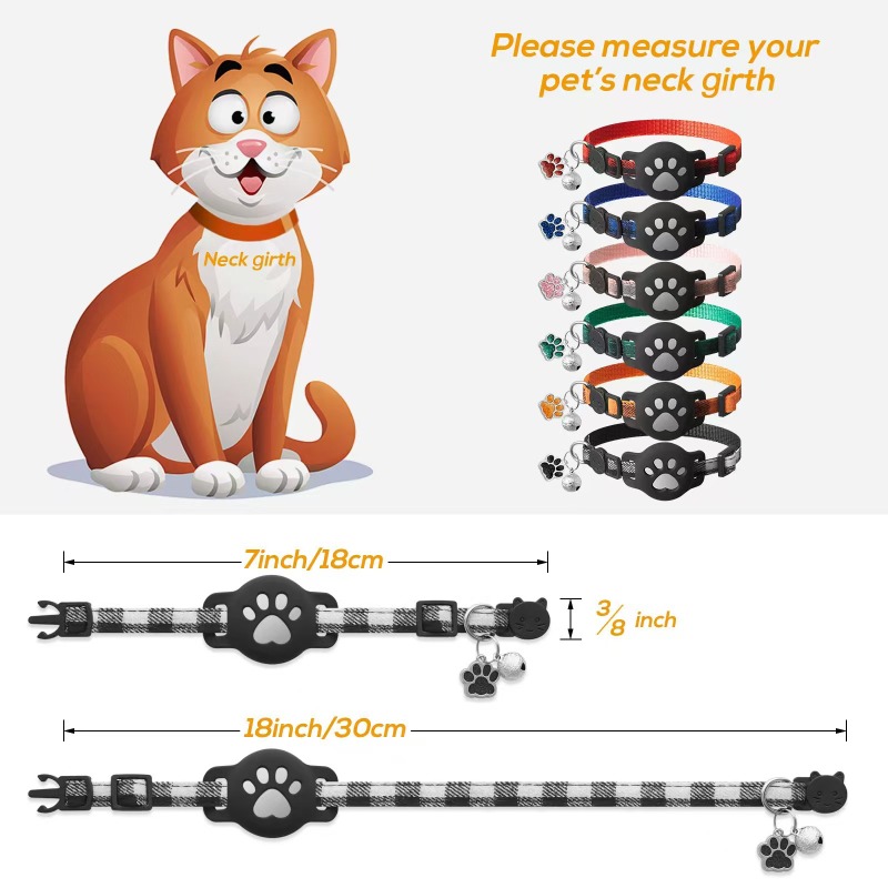 Pet Collar for Airtag Cat Coll - Pet Gps Tracker Collar avis et prix
