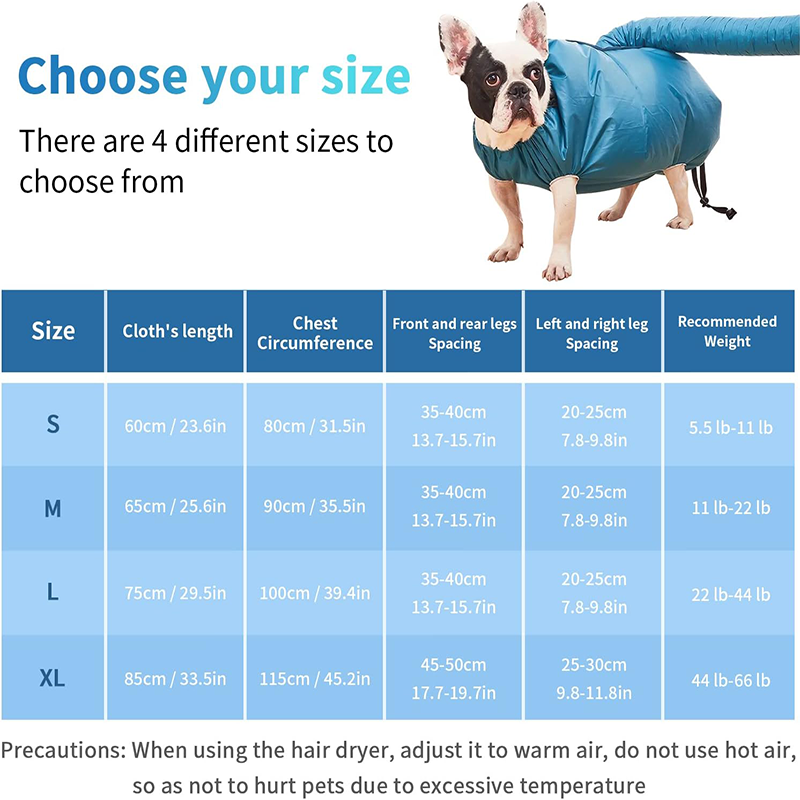 Dogs Hair Dryer Blow Bag Pet F - Pet Supplies For Less avis et prix