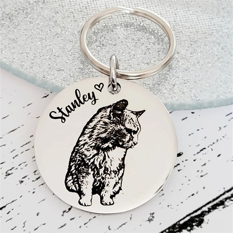 Animal Paw Print Keychain Cust - Pet Supplies Store avis et prix