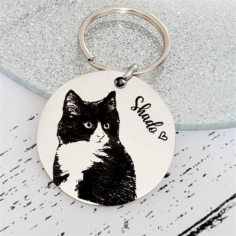 Animal Paw Print Keychain Cust - Pet Supplies Store avis et prix