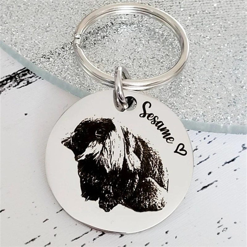 Animal Paw Print Keychain Cust - Pet Supplies Store avis et prix