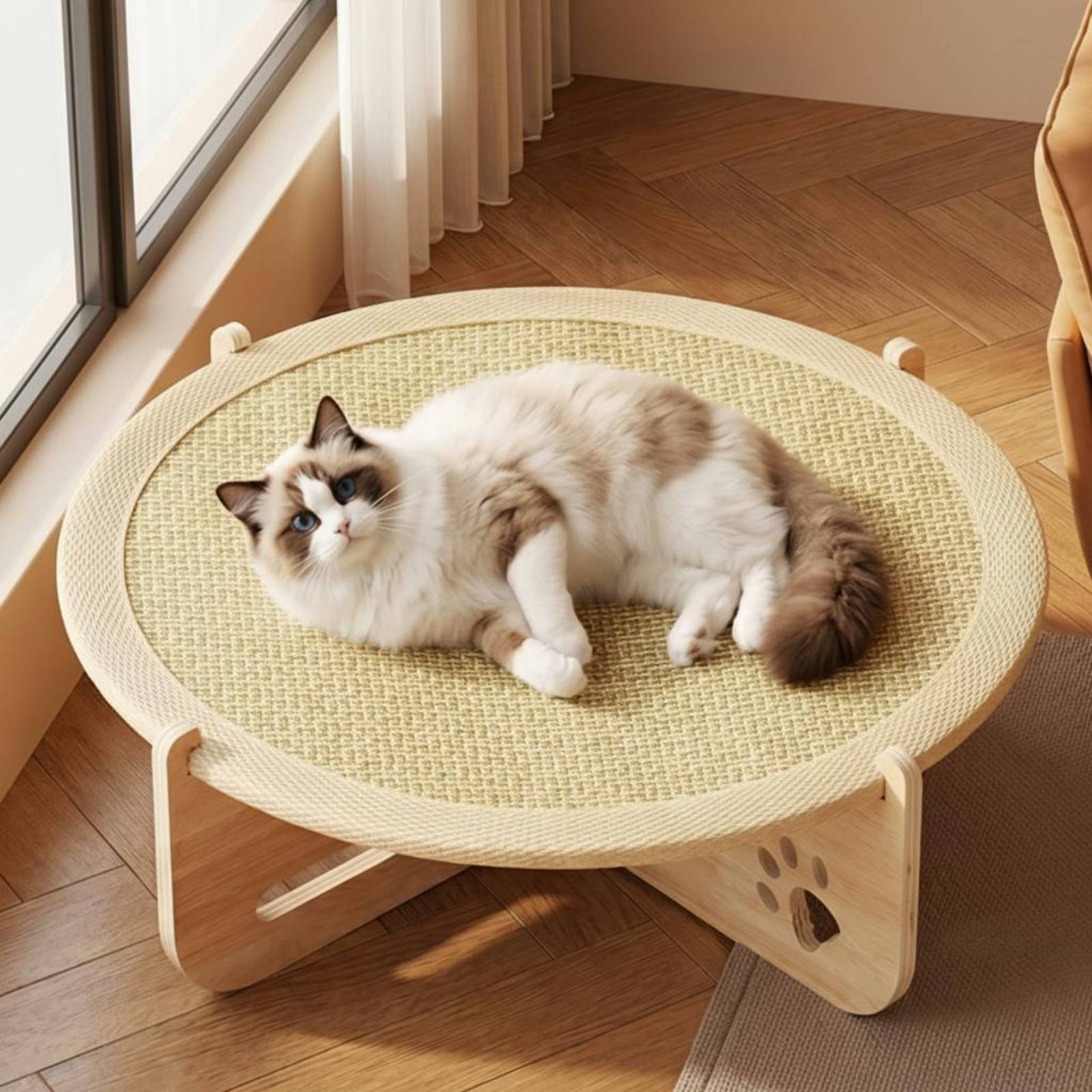 Feline Scratcher Bed Two-in-Si - Dog Cooling Mat avis et prix