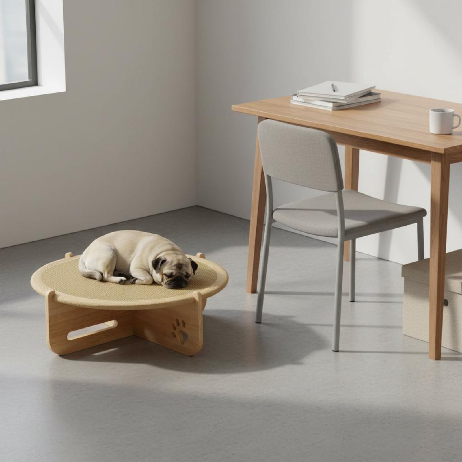 Feline Scratcher Bed Two-in-Si - Dog Cooling Mat avis et prix