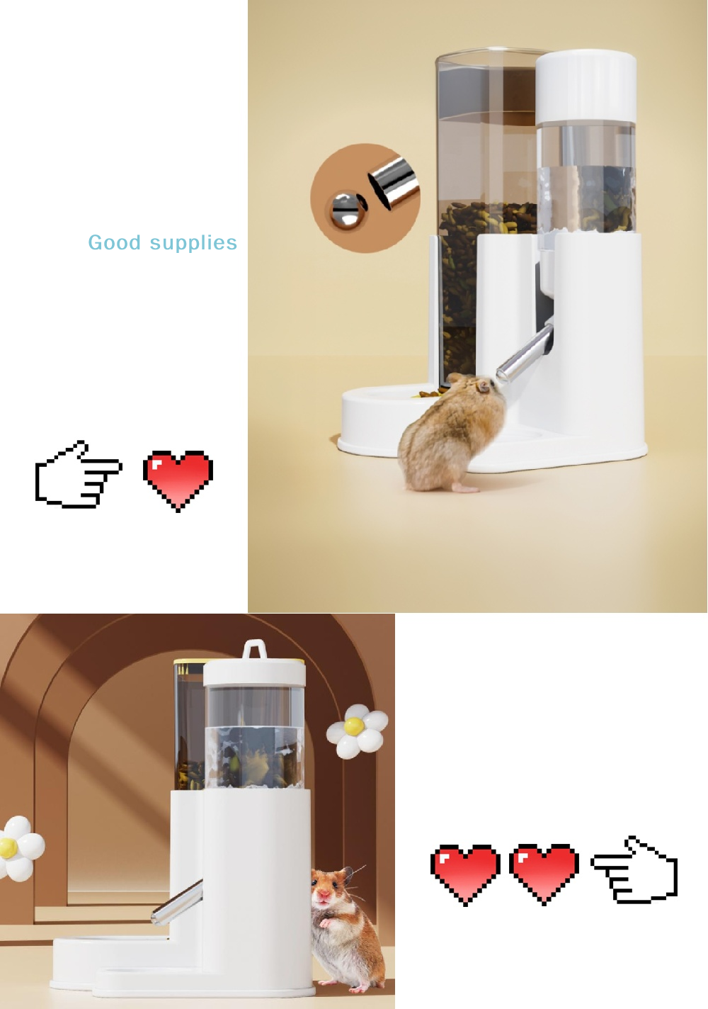 Large Capacity 2-in-1 Hamster  - Pet Supplies Application avis et prix